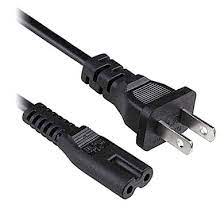 CABLE DE PODER TIPO 8 DE 1.5M / COLOR NEGRO